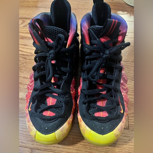 Men’s Nike Foamposite Air Galaxy Sneakers - Size 8.5 - Picture 2 of 6